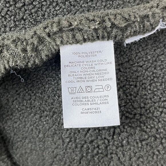 LOFT Faux Suede Shearling Aviator Coat Womens Plus Size XXL Olive Green - Picture 8 of 8